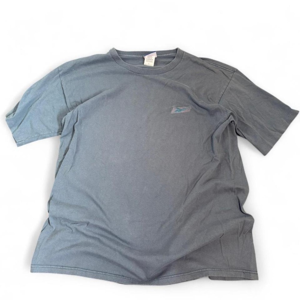 Vintage‎ 90s Y2K Reebok Men's T-Shirt XL Green USA Made Retro Tee Logo